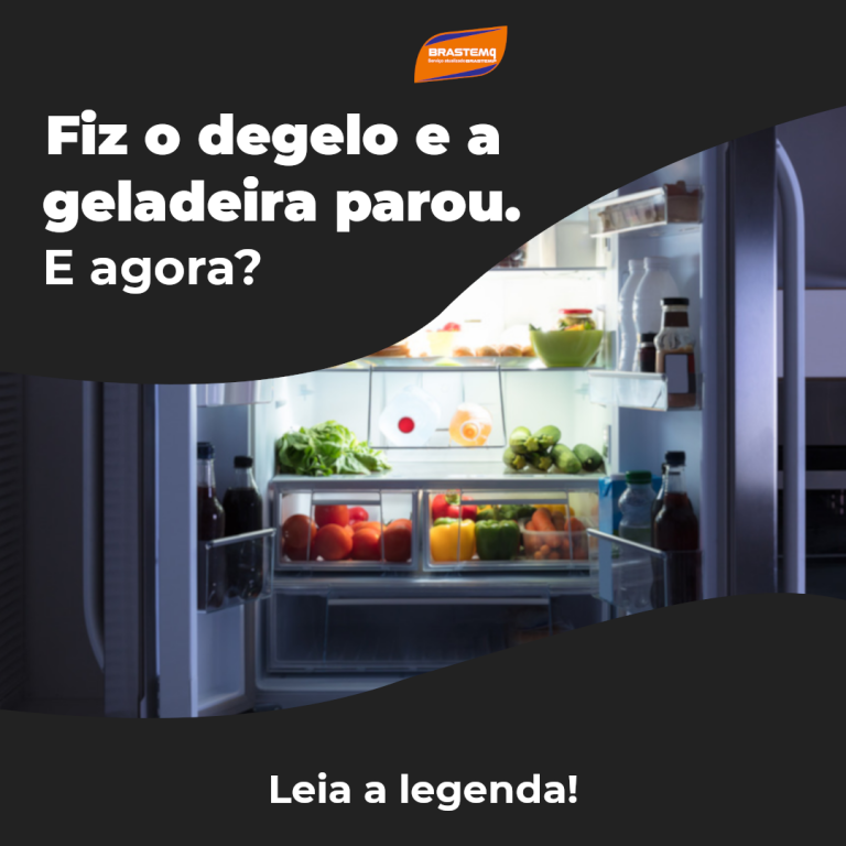 Geladeira Parou E AGORA