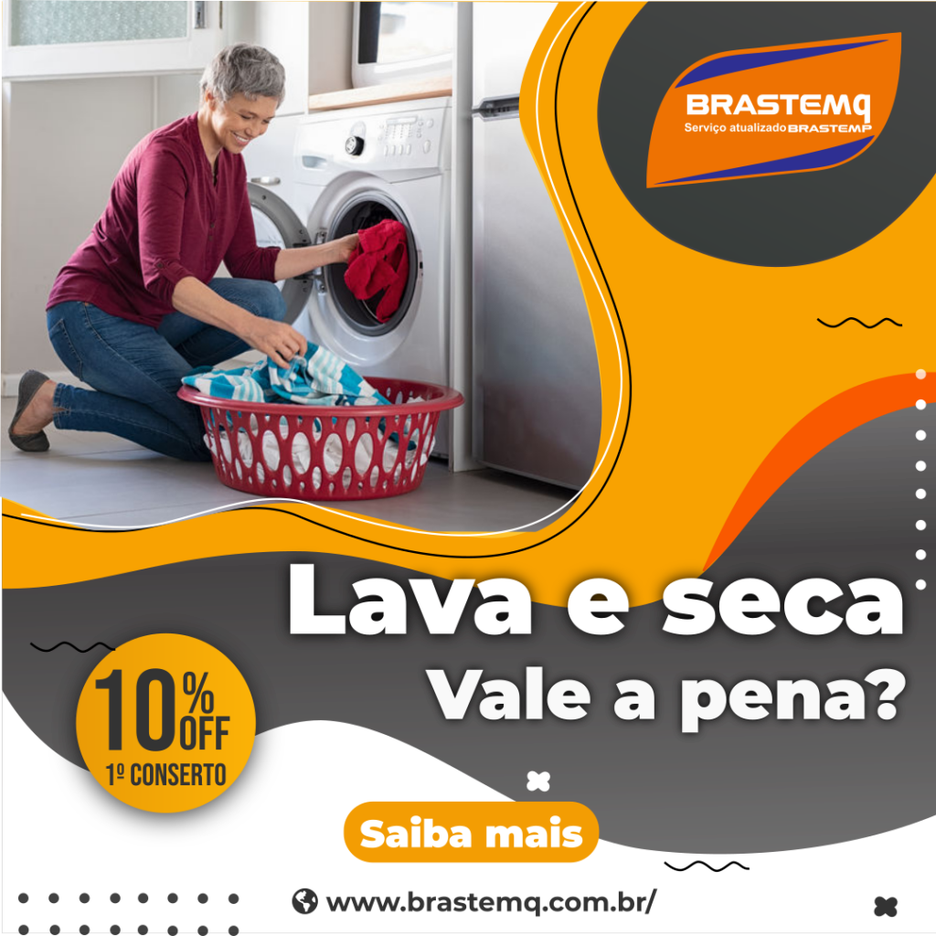 Lava e seca compensa