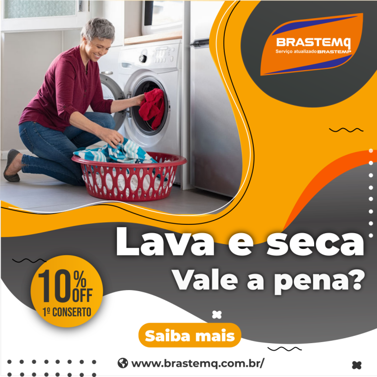 Lava e seca compensa