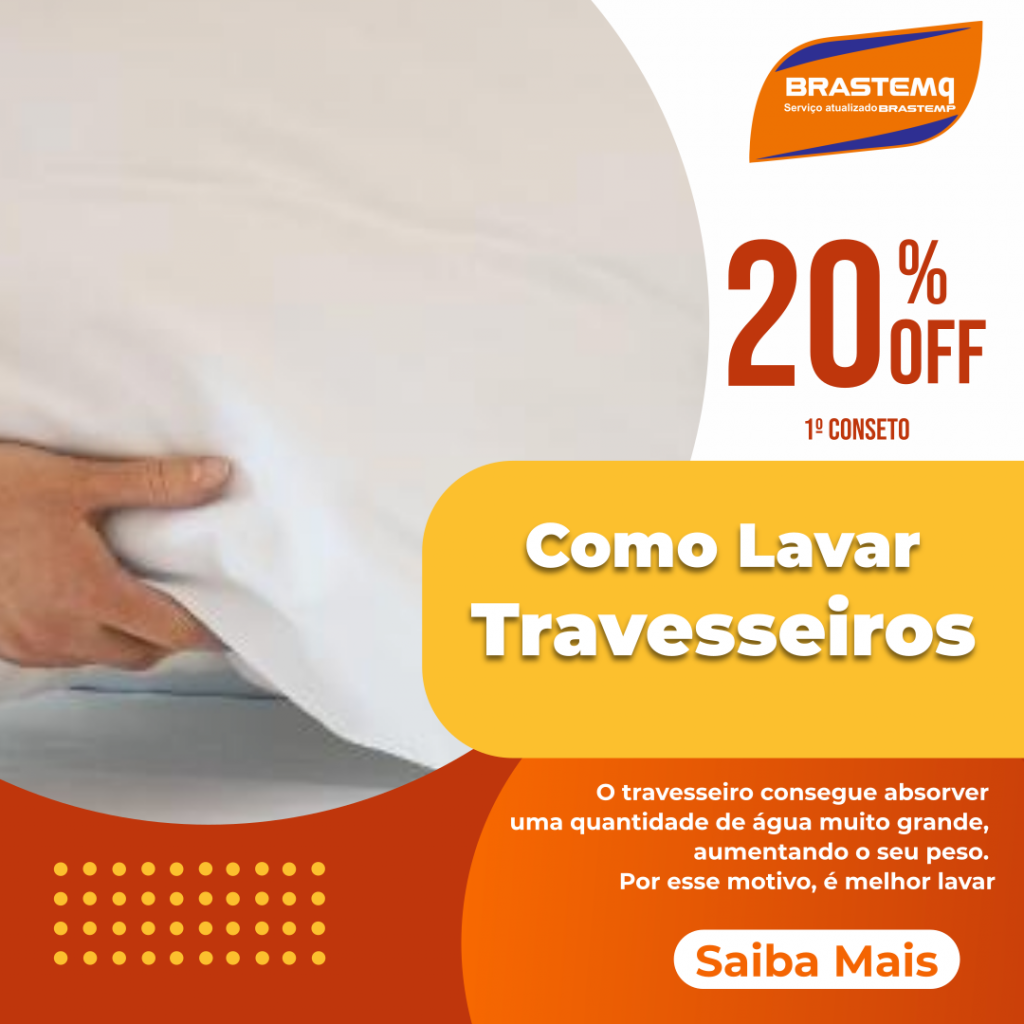 como lavar travesseiros
